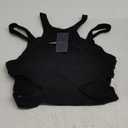 Milumia Women's Cut Out Gothic Tank Top Sexy Fitted Going Out Crop Tops Rave Club,L