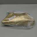 Soft PU Leather Clutch Purses for Women Formal Elegant Luxurious Evening Bag (Gold)