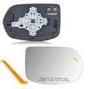 Yeparie Passenger Side Mirror Glass Replacement for Honda CRV 2017-2022, Convex Side View Mirror with Backing Plate with Heated and Blind Spot, Replaces 76203-TLA-A31 HO1325124