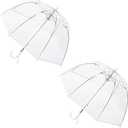 Kids Clear Umbrella for Rain Dome Bubble Umbrellas Windproof for Kids Boys and Girls