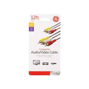 GE Audio/Video Cable, 12ft.
