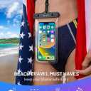 Rynapac IPX8 Waterproof Phone Pouch - 8.5in, 2 Pack Waterproof Phone Case for iPhone 17 16 15 Pro Max, Galaxy S26 S25 Ultra, Cellphone Dry Bag with Lanyard for Beach Vacation Travel Cruise Essentials