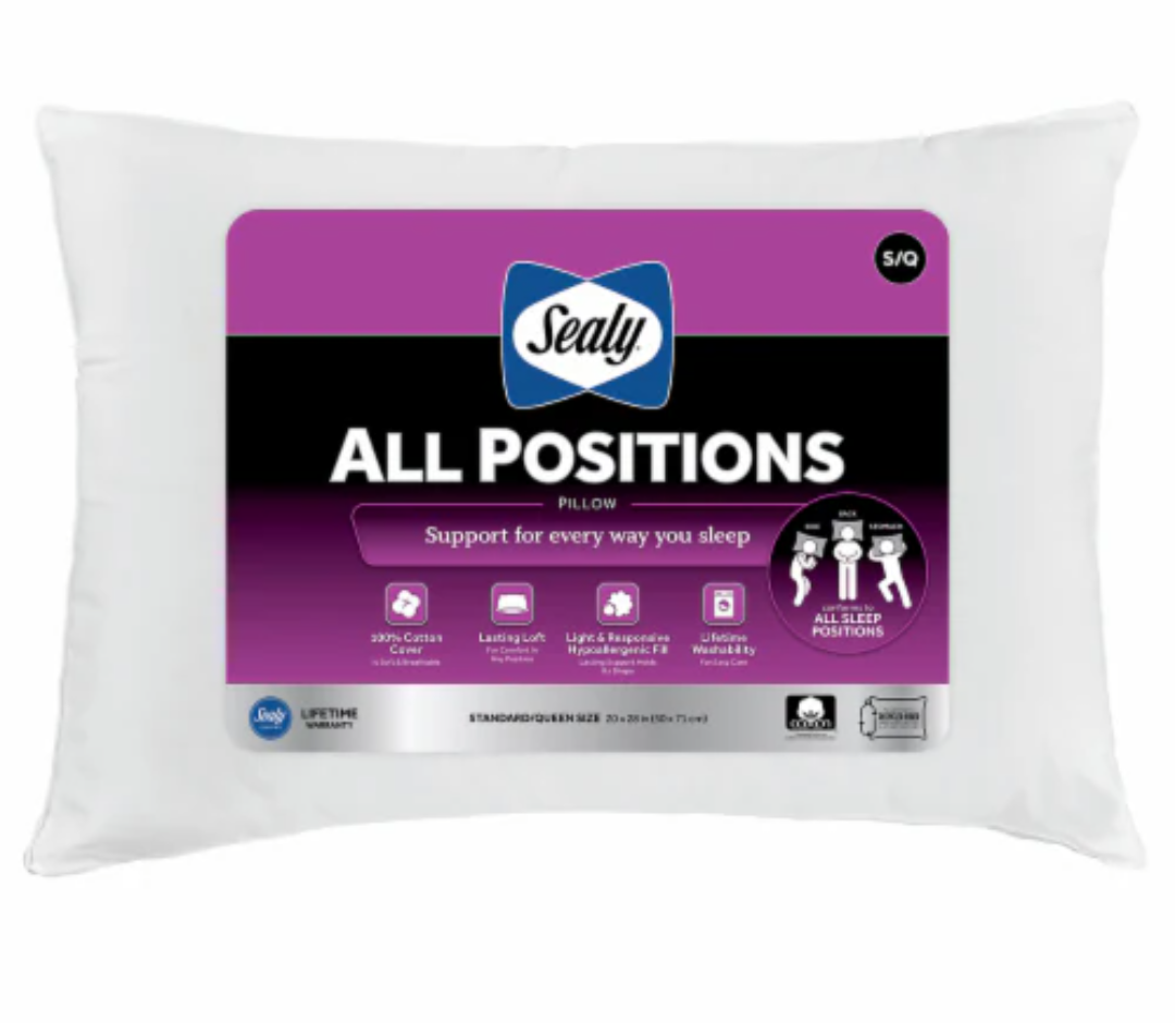 Sealy All Positions Pillow Queen