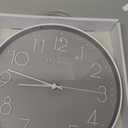 La Crosse Technology 12-Inch Everly Silent Analog Gray Quartz Wall Clock - 404-3831-INT 