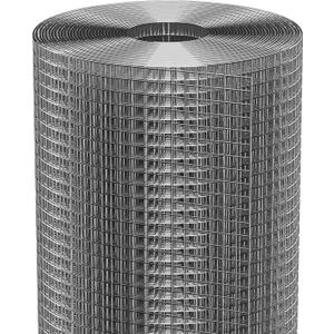 Dynabyte Hardware Cloth 1/2 inch 36 x 50 ft 19 Gauge Galvanized Welding Welded Chicken Wire Fence, Chicken Coops, Rabbit Hutches, Tree Guard, Chicken Wire Mesh Roll, Gopher Wire Mesh