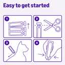 Amazon Basics Topical Flea Treatment for Large Cats (Over 9 pounds), 6 Count, Packaging May Vary