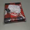 6x16FT Santa Claus Christmas Garage Door Banner Decor, Red and White, 72inx192in