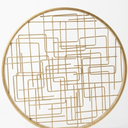 20in. Golf Crosshair Round Metal Decor