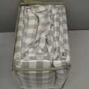 Sleep Philosophy True North 100% Cotton Flannel Sheets Twin Size, Cozy Flannel Sheet Set Brushed for Extra Softness, Heavyweight Novelty Print Warm Flannel Bedding Set, Gray Herringbone Check 3 Piece