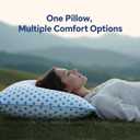 Memory Foam Pillows 2 Pack Adjustable Loft Cooling Pillows King Size Set of 2 for Sleeping, Firm, Supportive, and Breathable Design for Hot, Side, Back, and Stomach Sleepers