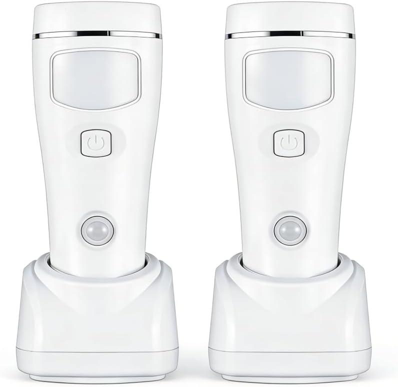 Multi-Function Motion Sensor Night Light, LED Emergency Lights for Home Power Failure, Rechargeable Plug in Flashlights for Household (2 Pack)