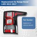 WFLNHB Right Side Tail Light Replacement for Land Rover Range Rover L405 2013-2017 Rear Tail Light Lamp Stop Brake Indicator Warning Light Passenger Side
