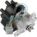MAS Ignition Distributor w/Cap & Rotor TD-80U TD-98U Compatible with 96-98 Honda Civic EL 1.6L SOHC Civic del Sol TEC D16Y7 D16Y 30100-P2E-A01 30100P2EA01