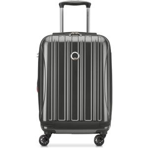 DELSEY PARIS Helium Aero Hardside Expandable Luggage with Spinner Wheels, Brushed Charcoal, Carry-On 19 Inch