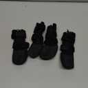 Waterproof Grip Dog Shoes,Anti-Slip Dog Socks Boots,Zipper Dogs Booties Paw Protectors for Hardwood Floor,Indoor and Outdoor for Small Medium Large Dogs Black (Size 3)