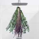 Real Eucalyptus for Shower Hanging Dried Eucalyptus Stems for Shower with Natural Real Live Lavender Bundle 17''