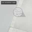 AZCOVER White Flag 2x3 FT, Blank Flags Small, Heavy Duty Polyester DIY Blank Flag with 2 Brass Grommets, Custom Small Banner for Boat, Patio, Garden, Yard Decoration