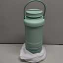 Momcozy 22oz Portable Breast Milk Cooler for Outdoor, Life Saver with 360 Total Cooling for 24 Hours, Larger Capacity Travel Breastmilk Chiller with 2pcs Baby Bottles for Breastmilk Storage (Green)