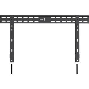 QualGear QG-TM-002-BLK 37-Inch to 70-Inch Universal Ultra Slim Low Profile Fixed Wall Mount LED TVs, Black