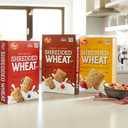 Post Wheat n Bran® Shredded Wheat, Breakfast Cereal, Excellent Source of Fiber, Kosher 18 Ounce – 1 count (EXP 01/28/27)