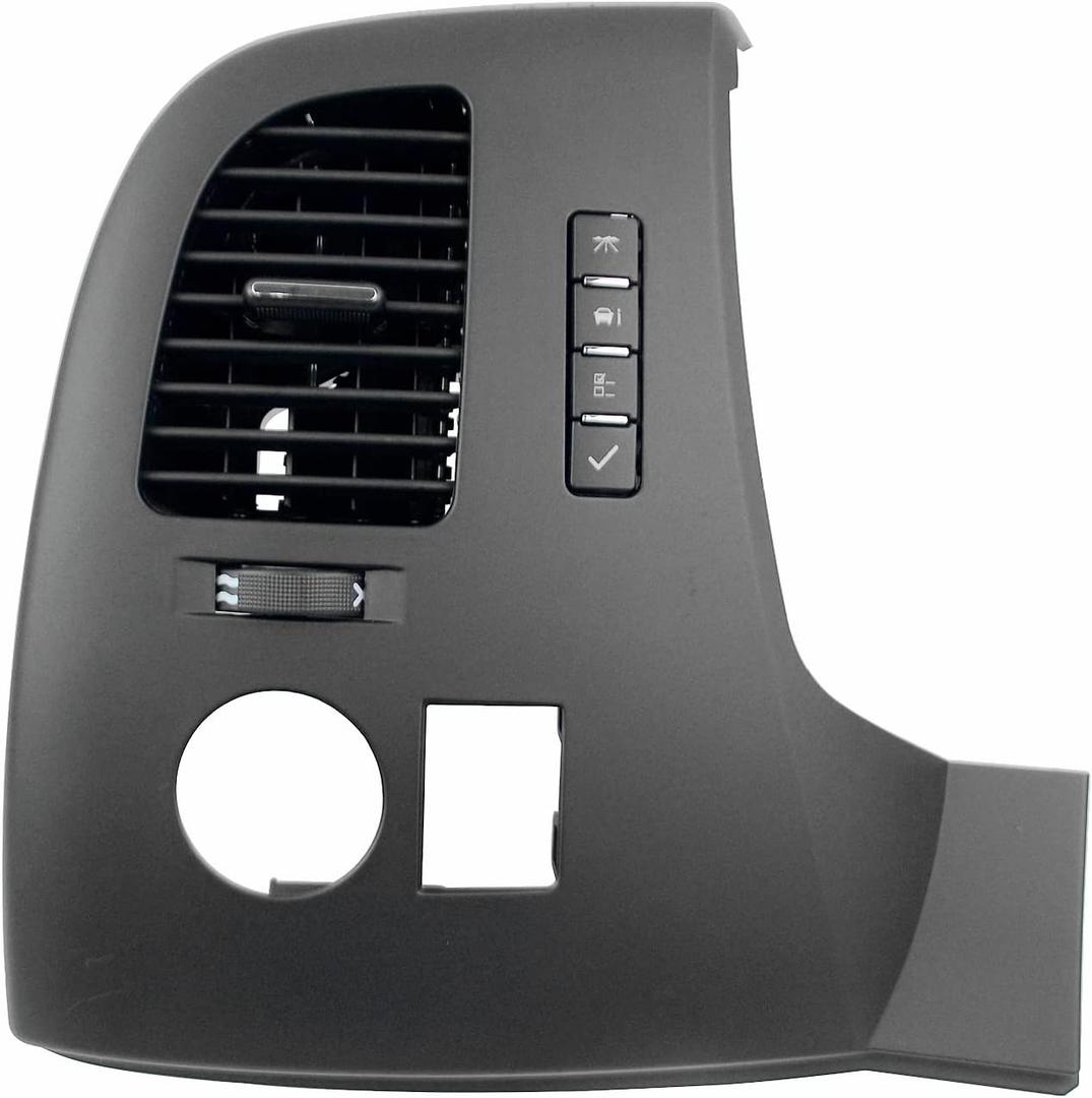 19159438 Driver Information Center Control Panel Air Vent Compatible with Chevy Suburban Tahoe Silverado GMC Sierra Yukon XL 1500 2500 3500 HD with 4.3L 4.8L 5.3L 6.2L 6.6L Engine 2007-2013