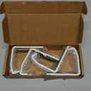 Loncaster Christmas Stocking Holders for Mantle Set of 4, Upgrade Non-Slip Stocking Hangers for Mantel Christmas Decorations, Metal Stocking Hooks for Fireplace Tabletop Shelf Xmas Decor, Black