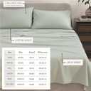 Great Bay Home Cotton Jersey Knit Twin/Twin XL Sheet Set - Ultra-Soft, Stretchy, Heathered Melange Bed Sheets - Cozy, Soft T-Shirt Sheet & Pillowcase Set (Green)