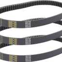 BLACKHORSE-RACING 3PCS 40 Series Torque Converter Belt GO Kart Comet 203785A Comet 203785 MANCO 12346 Belt