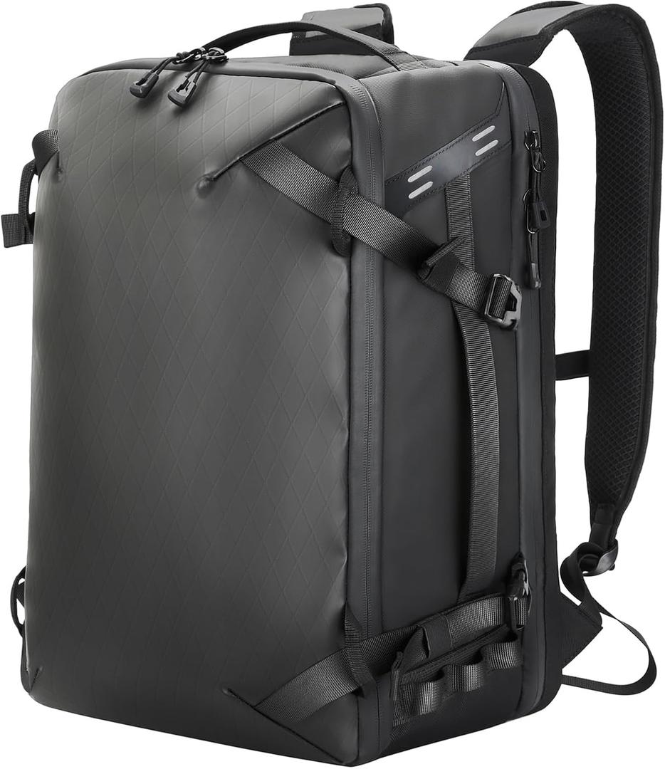 Travel Backpack for Men,17 Inch Laptop Backpack Water Resistant College School Computer Bag for Airplane Underseat Carry-On,Weekend Trips,Work