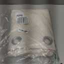 NICETOWN Natural Linen Curtains 84 inch Long 2 Panels Set, Grommet Top Thick Linen Burlap Semi Sheer Vertical Drapes Privacy Assured with Light Filtering for Bedroom/Living Room, W55 x L84