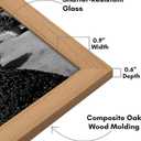 Americanflat 11x17 Picture Frame with Shatter-Resistant Glass - Signature Collection - Gallery-Style Frames Made of Engineered Wood - Photo Frame for Wall Display - Dark Oak