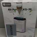 Air Purifiers for Home Large Room Cover 2,100 Ft,Home Air Purifier with Air Quality Monitor & Aromatherapy,Auto H13 Air Purifier Removes Pets Hair Dust Smoke Odor,with 7 Colors Light(Black)