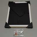 YESKAY 4x6 Picture Frame Collage  Double Picture Frames 4 x 6 Rustic White Wood Frame with Tempered Glass,2 Picture Frame 4 by 6 Wall Decor or Tabletop 1 Pack