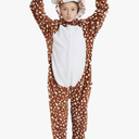 Kids Deer Onesie Girls Reindeer Costume Funny Animal Pajama Halloween Christmas Party 130