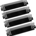 Grill Heat Plates Replacement Parts for Nexgrill, Porcelain Steel Heat Tents for Home Depot Nexgrill 4 Burner Gas Grill, 14.6" Flame Cover Replacement Parts for Nexgrill 720-0830H