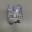 COZYEASE Girls' 2 Piece Ditsy Floral Print Knot Front Ruched Triangle Bikini Swimsuit (11 Years, Blue With White)