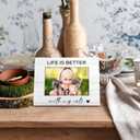 Cat Picture Frame 8X10, Cat Photo Frame, Cat Gifts For Women Cat Lovers Men Girls Frames, Cat Gifts Lovers for Kids, Life Is Better With Cats Picture Frames For Tabletop Wall