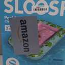 SLOOSH Inflatable Tanning Pool Lounger Float, 70" x 46" Pool Floats Adult with Pillow, 4 in 1 Suntan Tub Raft Floatie,Sunbathing Bed Lounge for Water Blow Up Kids Ball Pit Party Gifts, L-Cyan Pink, Large
