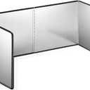 4 Sided Stainless Steel Oil Splatter Guard, Grease Splatter Screen, Stove Splash Guard, Foldable Oil Proof Baffle Fry Wall Splash Guards (31.5"Dx15.8"Wx11.8"H)