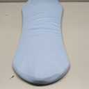 Lumbar Support Pillow for Sleeping  Memory Foam Lower Back Pillow for Bed for Back Pain Relief - Ergonomic Support for Side&Back Sleepers-Rest Pillow for Car, Futon Sofa Bed with Washable Cover (01-blue)