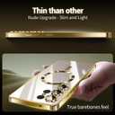 Compatible with Samsung Galaxy S25 Ultra CaseOnly.Magnetic Cover for S25 Ultra. Glossy Slim Thin Soft funda capa para for Galaxy S25 Ultra 6.9 inch.Compatible with MagSafe (Gold)