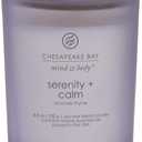 Chesapeake Bay Candle Medium Jar Scented Candle Serenity + Calm (Lavender Thyme) Home Dcor Orange Gifting Idea Burn Time of 50 Hours
