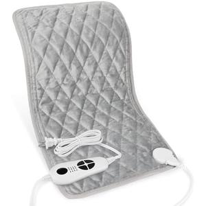 Amazon.com: Deepsoon Heating Pad,Electric Heating Pads for Back,Neck,Abdomen,Moist Heating Pad for Shoulder,Knee,Arms,Legs,Dry/Moist Heat & Auto Shut Off,Birthday Gifts for Men and Women,Weighted Gray,24x12 Inch : Health & Household