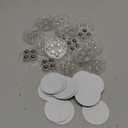 TRVL FIELDER Self Adhesive Caster Wheels, Appliance Slider Appliance Rollers for Kitchen Countertop, 360 Mini Universal Casters Counter Small Slider Roller for Coffee Maker, Air Fryer (Clear, 16 PCS)