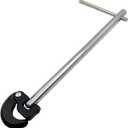 Adjustable Basin Wrench, 11 Inch Adjustable Tap Nut Spanner Long Handle Basin Spanner for Fixing Back and Union Nuts Under Sink (3/8-1 in.)