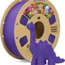 OVERTURE Easy PLA 1.75mm, Easy to Print Filament, 1kg Purple | Designed for Beginners Low Warp & Great Bed Adhesion, 1kg (2.2lbs) Cardboard Spool, Fits Most FDM Printers (Purple)