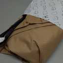 QH.HOME Fire Pit Cover Round-41-44 Inch Heavy Duty 900D Strong Tear-Resistant and UV Resistant and Waterproof and Fading Resistant Material Polyester Firepit Covers Round for Outdoor Fire Pit-Wheat