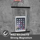 2 x WITCOLOR Magnetic Poster Hanger Frame, Black Magnet Poster Frame 18x24 18x12 18x18 for Posters, Kids Paintings, Photos, Maps, Scrolls, Picture, Canvas Works and Art Prints(18")