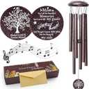 Memorial Gifts for Loss of Mom, 25'' Memorial Wind Chimes for Loss of Mother, Sympathy Gifts for Lose of Mom Mother, Bereavement/Condolence/Remembrance Gifts