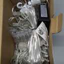 Quntis 12 Stars Curtain Christmas Lights - 138 LED Connectable Christmas Window Lights - 8 Mode Indoor Waterfall Light Hanging Backdrop for Bedroom Wedding Party Wall Decoration, Warm White